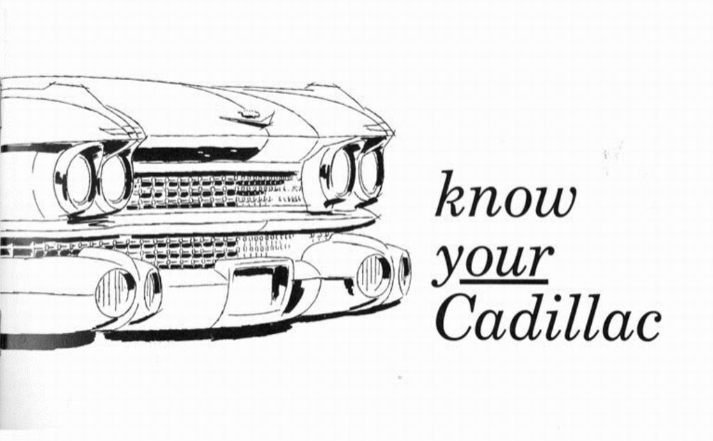 1959 Cadillac Owners Manual Page 10